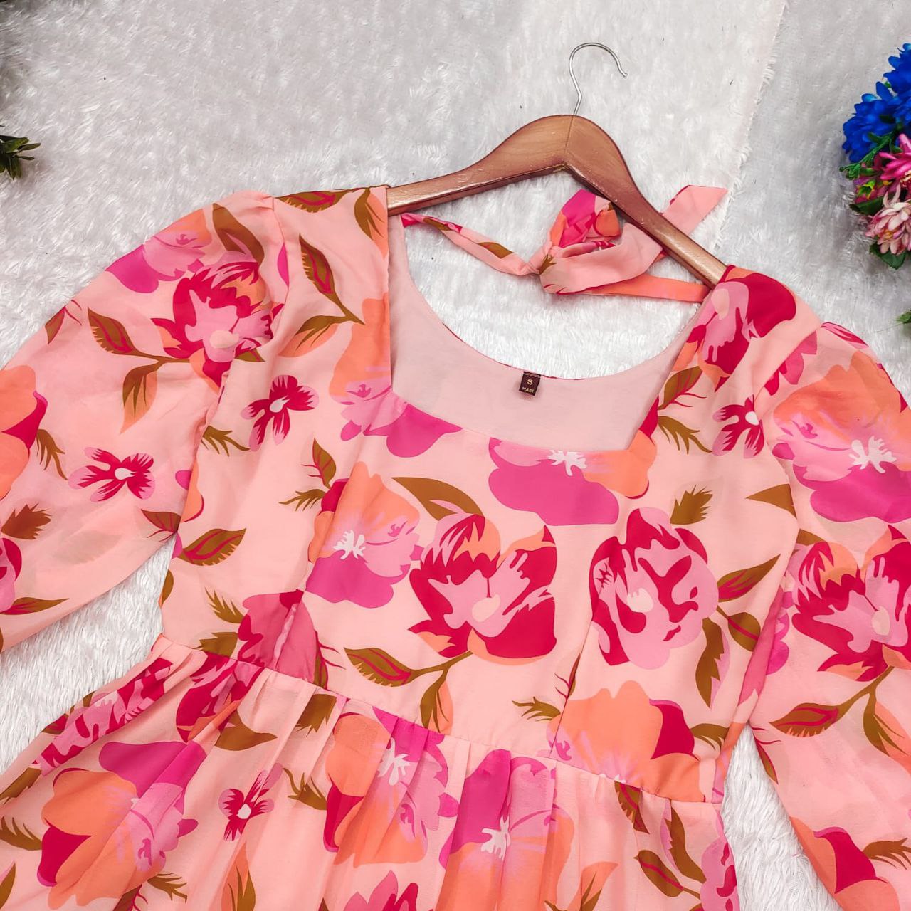 Flora Twirl Dress - Vedhika Fashion