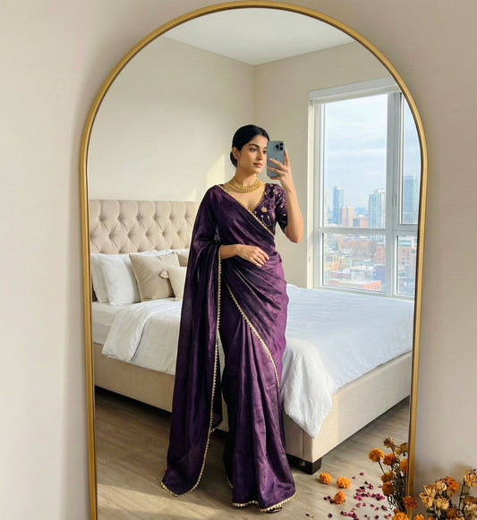 Apsara Wine Saree