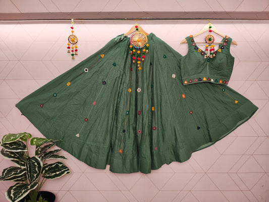 GAMTHI BHARAT NAVARATRI LEHENGA - Vedhika Fashion