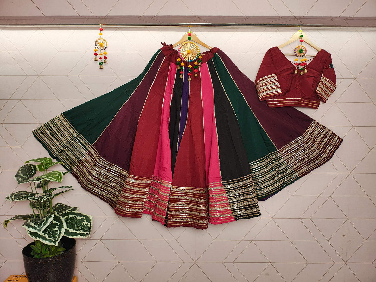 ZANKHI NAVARATRI LEHENGA - Vedhika Fashion