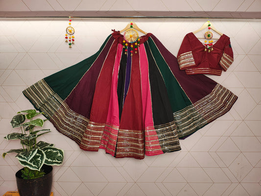 ZANKHI NAVARATRI LEHENGA - Vedhika Fashion