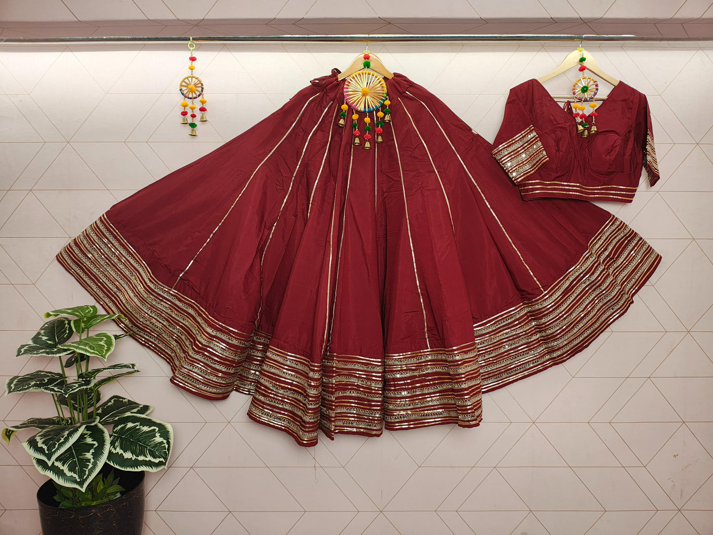 ZANKHI NAVARATRI LEHENGA - Vedhika Fashion