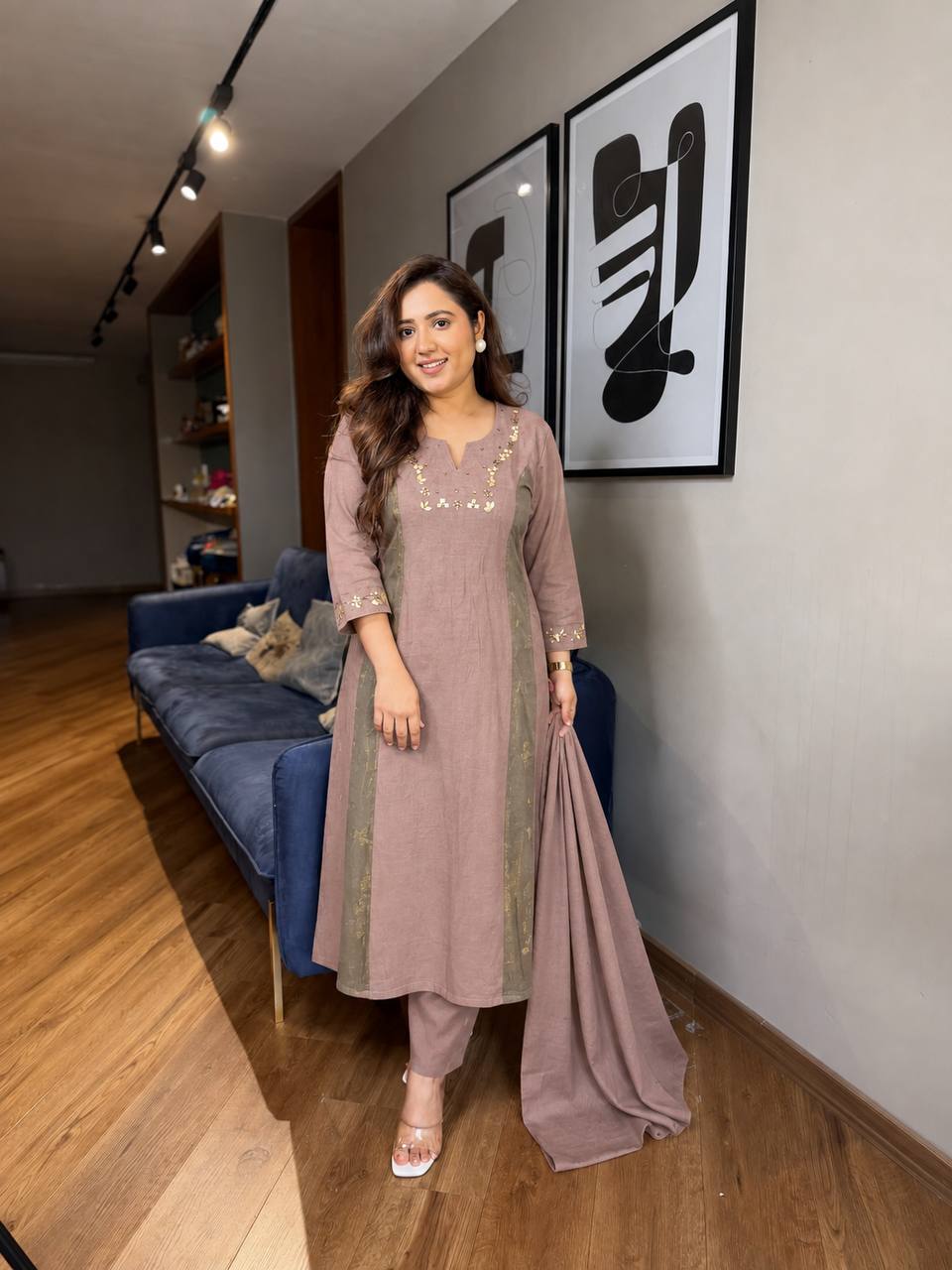 Beige Blush Suit