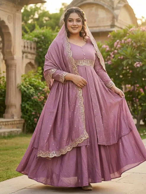 PLUS VEDHIKA PINK SUIT