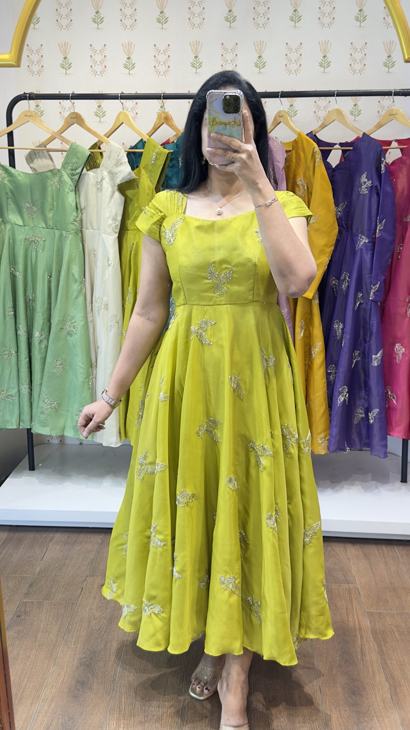 FALCIN CHIDIYA LIME GREEN MAXI