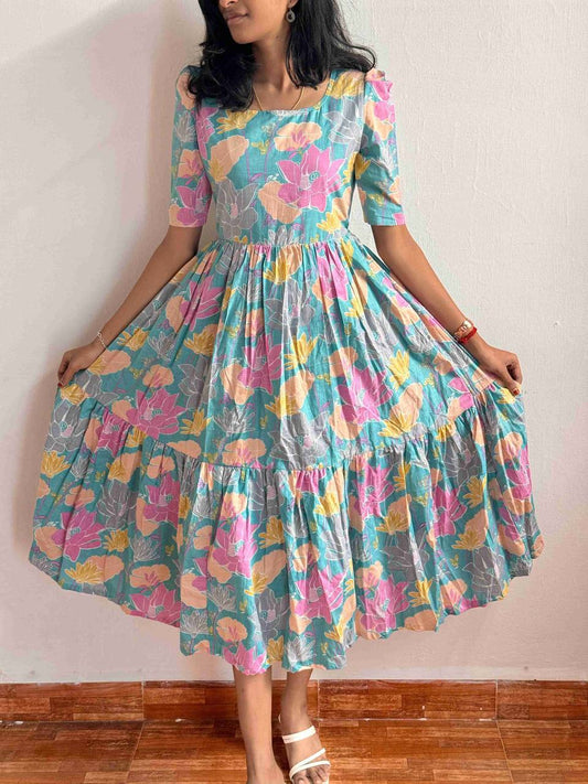 VIRGO FLOWER MAXI - Vedhika Fashion