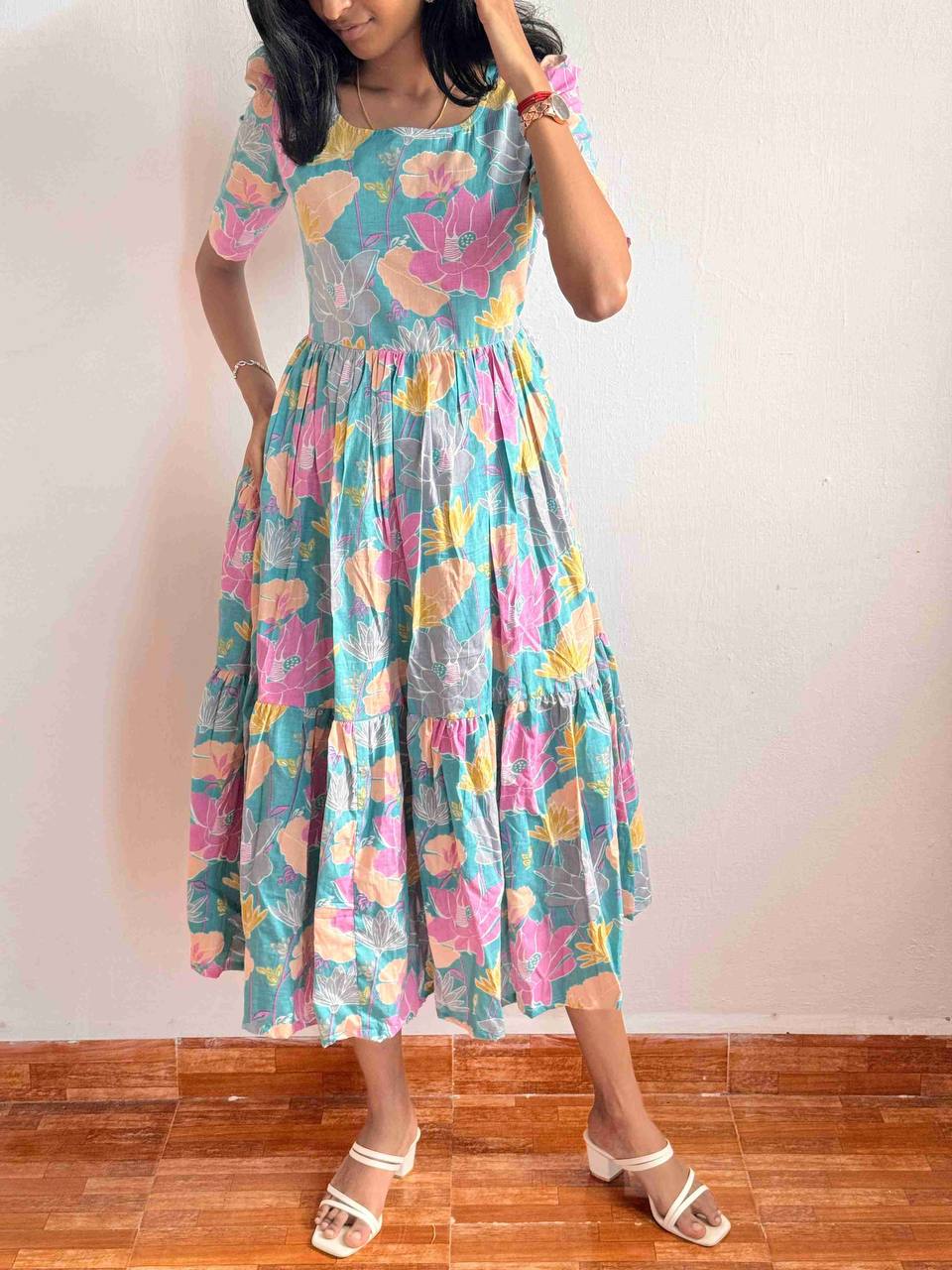 VIRGO FLOWER MAXI - Vedhika Fashion