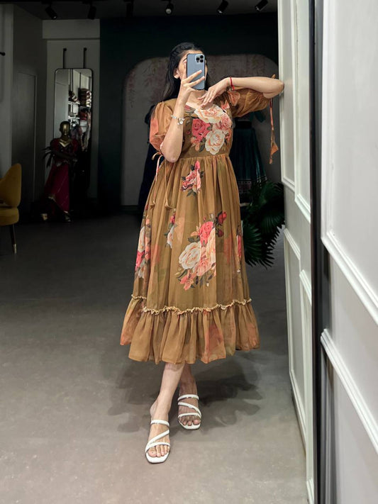BROWN ROSE - Vedhika Fashion