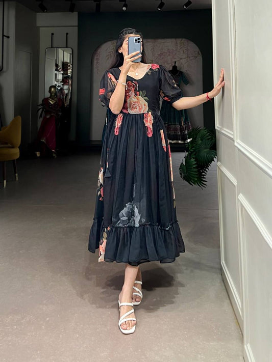 BLACK ROSE - Vedhika Fashion
