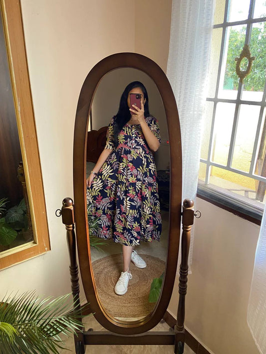 BLUE LEAF RAY - Vedhika Fashion