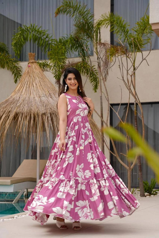 PINK HIBISCUS - Vedhika Fashion